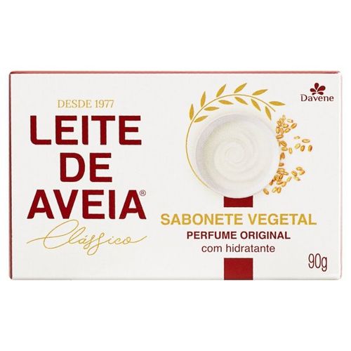 Sabonete em Barra Davene Leite de Aveia Perfume Original 90g