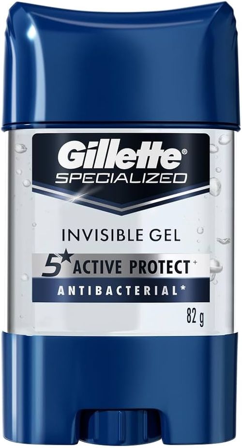 Desodorante Stick Masculino Gillette Clear Gel Antibacterial 82g