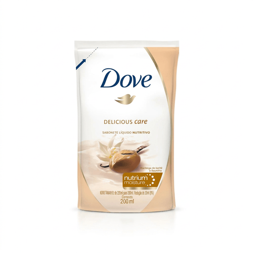 Sabonete Líquido Dove Manteiga de Karité e Baunilha Refil 200ml