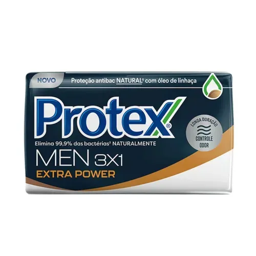 Sabonete em Barra Masculino Protex For Men 3 em 1 85g