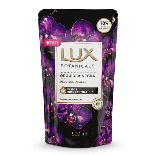 Sabonete Líquido Lux Orquídea Negra Refil 200ml
