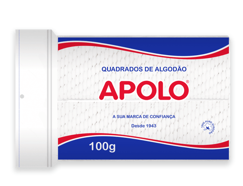 Algodão Quadrado Apolo 100g