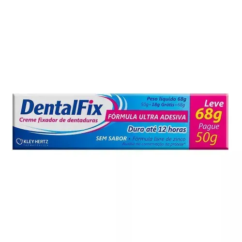 Creme Fixador de Dentadura Dentalfix Hertz 68g