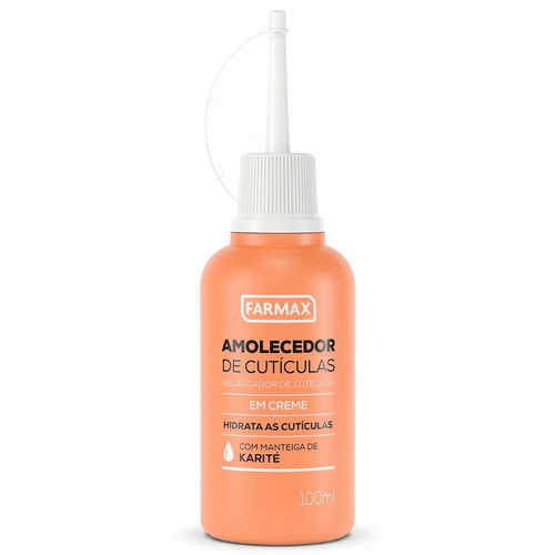Amolecedor de Cutículas Farmax Cor Laranja 100ml