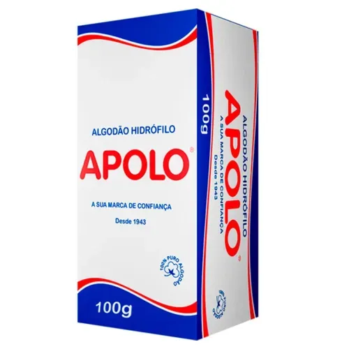 Algodão Hidrófilo Apolo 100g