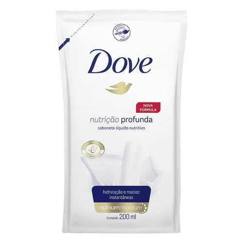 Sabonete Líquido Dove Nutrição Profunda Refil 200ml