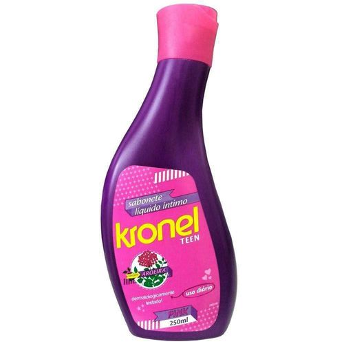 Sabonete Íntimo Kronel Teen Pink Aroeira 250ml
