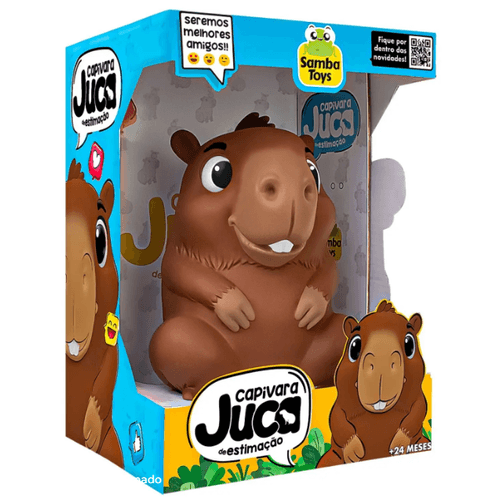 Brinquedo Juca Capivara de Estimação 17cm