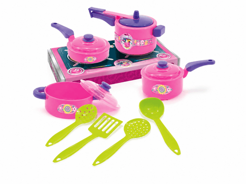 Brinquedo Infantil Brincando de Casinha Panela e Cia Minhas Panelinhas