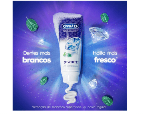 Pasta de Dente Branqueadora Oral-B 3D White Leve 6 Pague 5