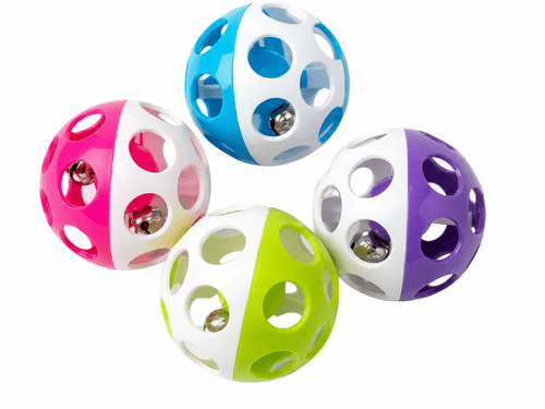 Brinquedo para Gato de Acrílico Bolas com 4 Unidades