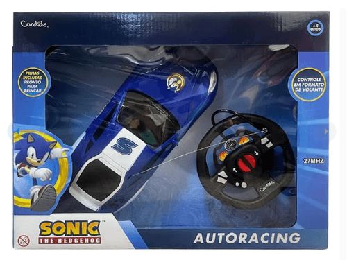 Brinquedo Carrinho de Controle Remoto Sonic Auto Racing