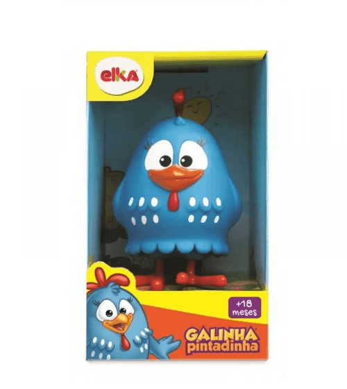 Brinquedo Infantil Boneco de Vinil Galinha Pintadinha 15cm
