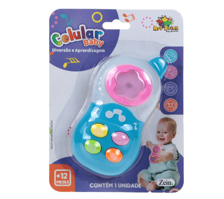 Brinquedo Celular Baby com Luzes e Sons