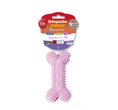 Brinquedo Pet Interativo Formato de Osso 14cm