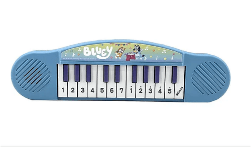 Brinquedo Infantil Instrumento Musical Bluey Piano Melodia