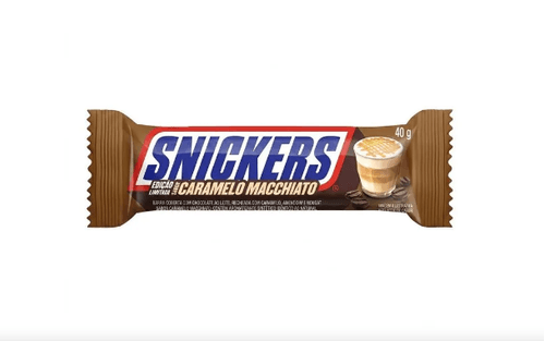 Chocolate Snickers Caramelo Macchiato 40g