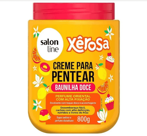 Creme de Pentear Salon Line Xêrosa Baunilha Doce 800g