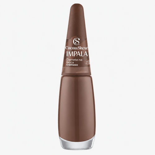 Esmalte Impala Cremoso Marrom Cacau Show Derrete Na Boca