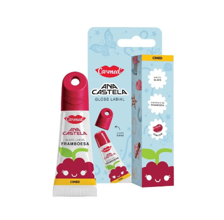 Hidratante Labial em Gel Cimed Carmed Ana Castela com Framboesa 5g