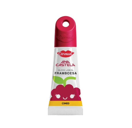 Hidratante Labial em Gel Cimed Carmed Ana Castela com Framboesa 5g