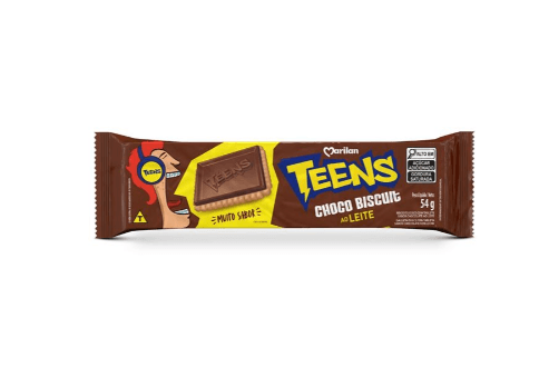 Biscoito Marilan Teens Choco Biscuit ao Leite 54g