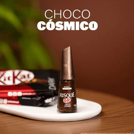 Esmalte Risqué KitKat Cor Choco Cosmico 8ml