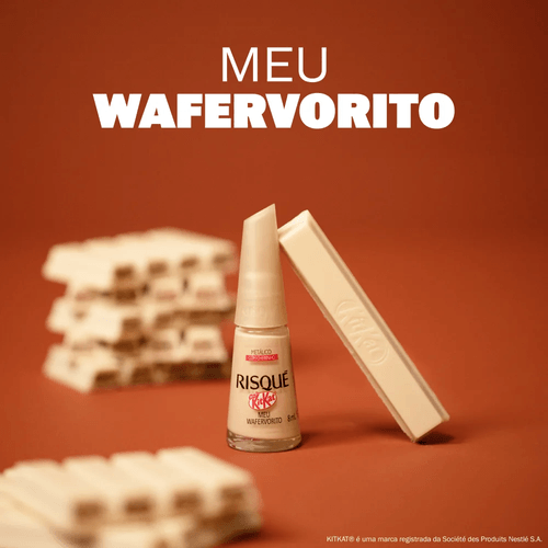 Esmalte Risqué KitKat Meu Wafervorito 8ml