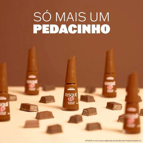 Esmalte Risqué KitKat Só Mais Um Pedacin 8ml