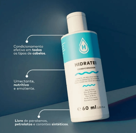 Condicionador Hidratei Multifuncional Hidratação Intensa Mini 60ml
