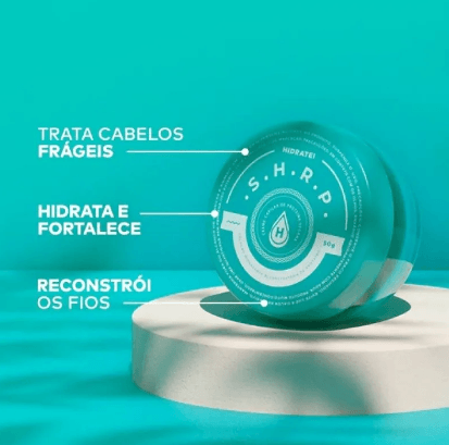 Creme Capilar Hidratei S.H.R.P Proteína Vegana 50g