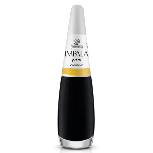 Esmalte Impala Cremoso Cor Preto 7,5ml