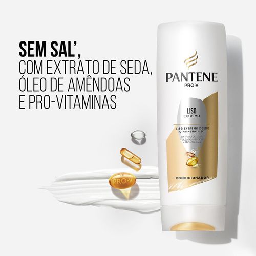 Condicionador Pantene Liso Extremo 400ml