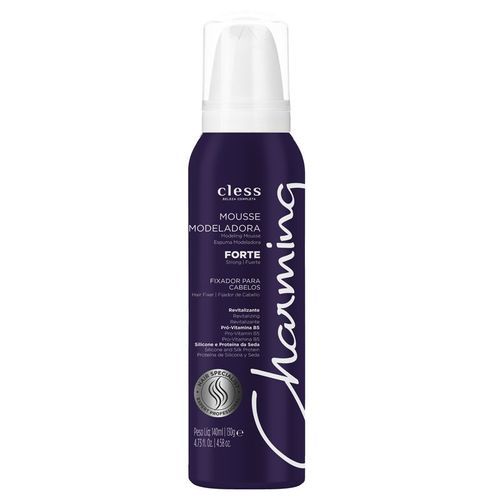 Mousse Fixador Capilar Cless Charming Forte 140ml