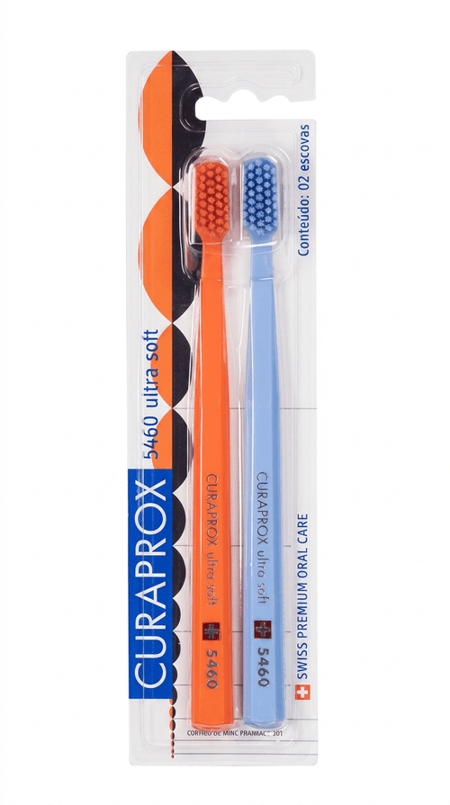 Escova Dental Curaprox 5460 Ultra Macia 2 Unidades