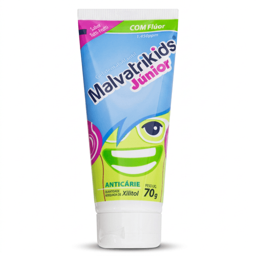 Gel Dental Infantil Malvatrikids Junior Tutti-Frutti 70g