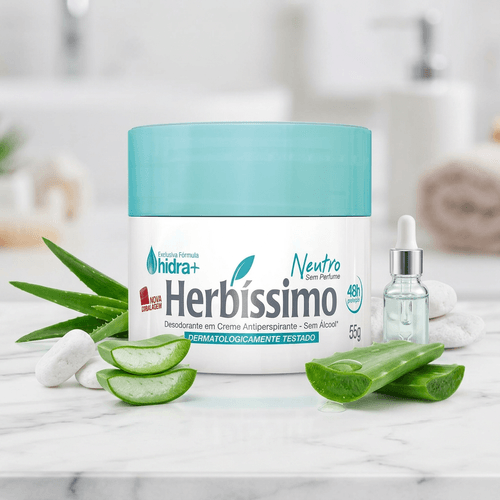 Desodorante em Creme Herbíssimo Neutro Sem Perfume 55g