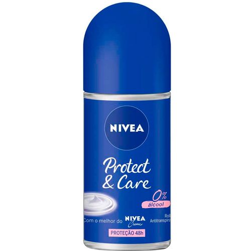 Desodorante Roll-On Feminino Nivea Protect & Care 50ml