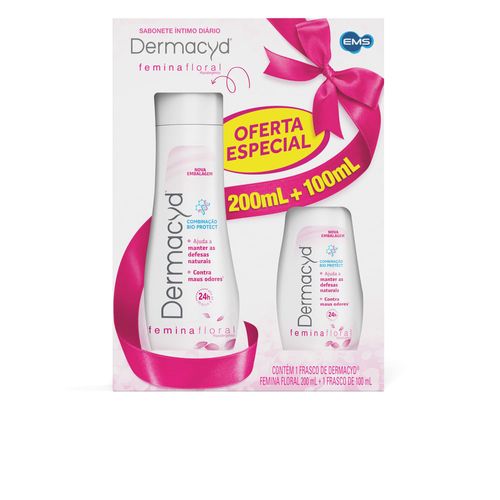 Sabonete Íntimo Dermacyd Femina Floral 200ml + 100ml