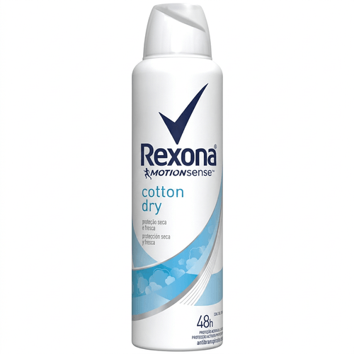 Desodorante Aerosol Feminino Rexona Cotton Dry 72 Horas 150ml