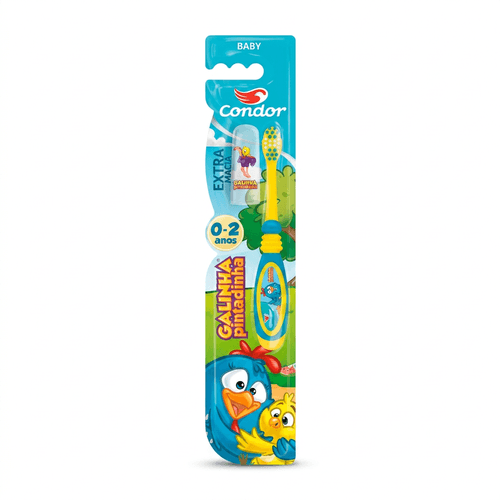 Escova Dental Condor Baby Galinha Pintadinha Cerdas Extramacias 1 Unidade