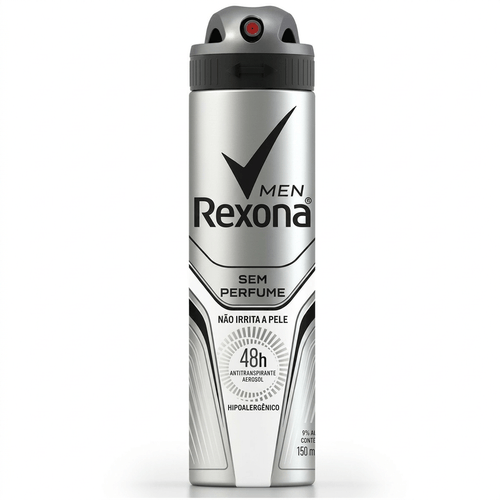 Desodorante Aerosol Masculino Rexona Sem Perfume 150ml
