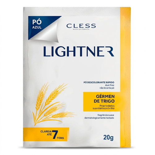 Pó Descolorante Lightner Gérmen de Trigo Cor Azul 20g