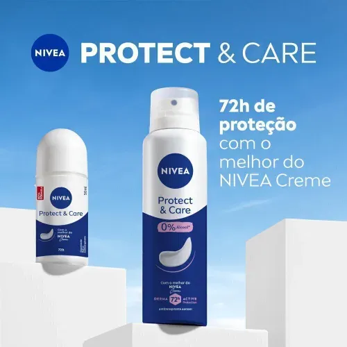 Desodorante Aerosol Feminino Nivea Protect & Care 150ml