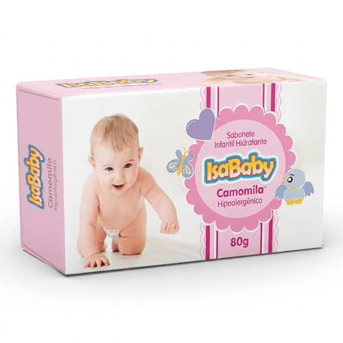 Sabonete em Barra Infantil IsaBaby Camomila 80g