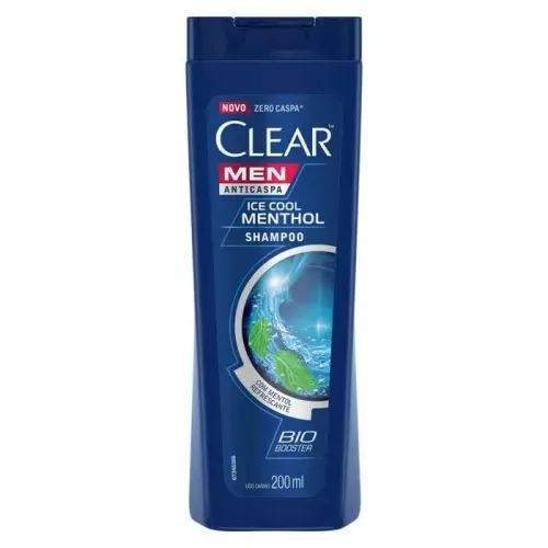 Shampoo Masculino Clear Men Ice Cool Menthol 200ml