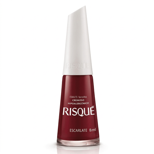 Esmalte Risqué Cremoso Cor Escarlate 8ml