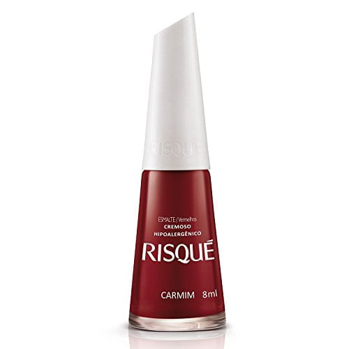 Esmalte Risqué Cremoso Cor Carmim 8ml