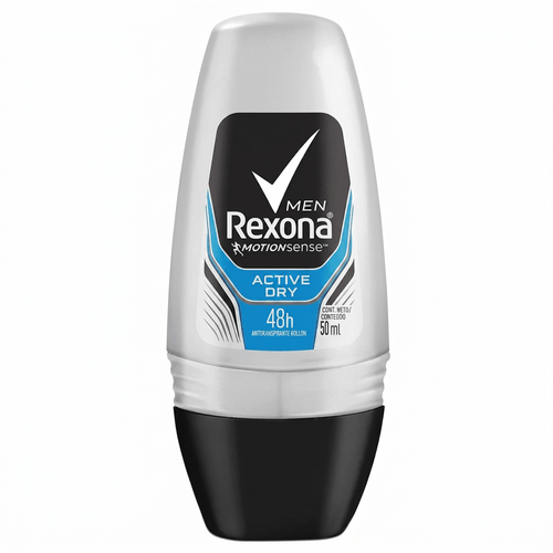 Desodorante Roll-On Masculino Rexona Active Dry 50ml