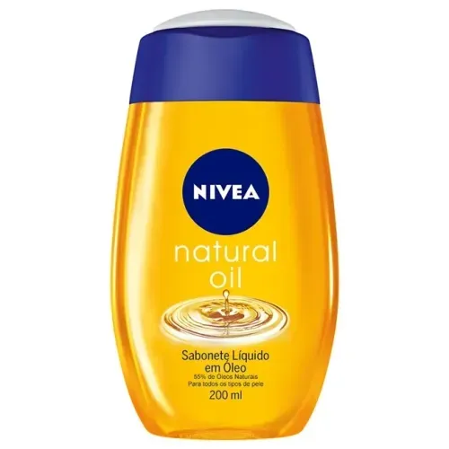 Sabonete Líquido Nivea Natural Oil 200ml